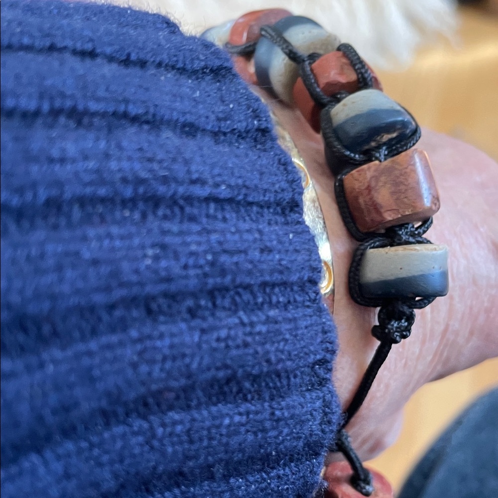 Source Unknown Earthy Toned Beaded Bracelet